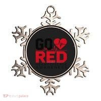 Go Red Chd Heart Disease Month Awareness Ornament thumb 0