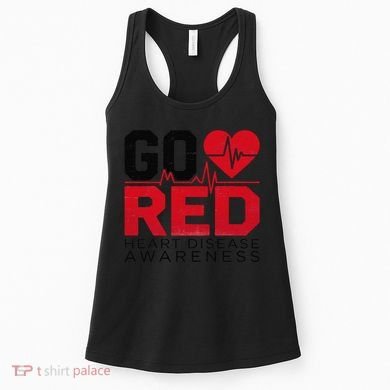 Go Red Chd Heart Disease Month Awareness Women's Tank Top