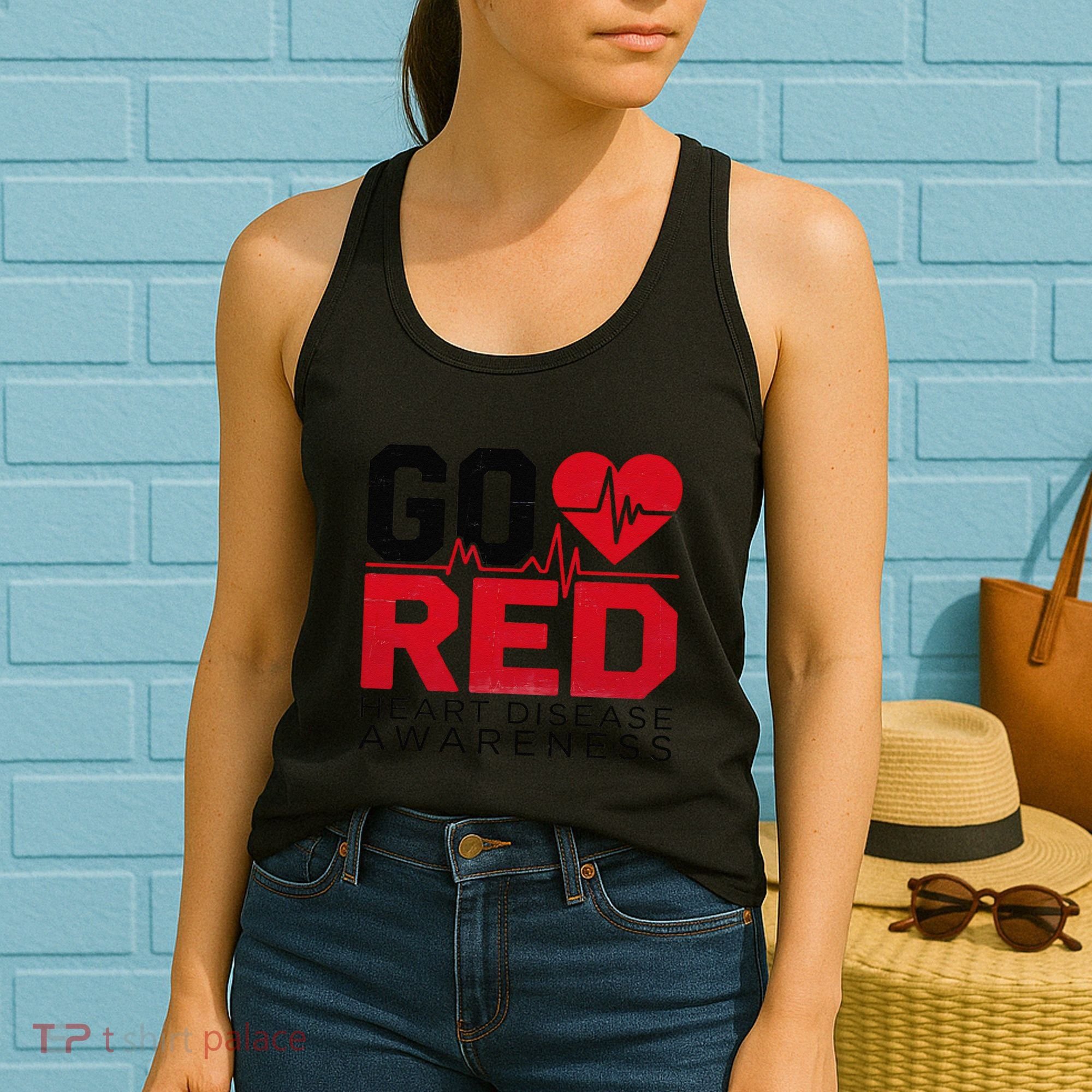 Go Red Chd Heart Disease Month Awareness Women's Tank Top
