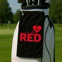 Go Red Chd Heart Disease Month Awareness Golf Towel thumb 2