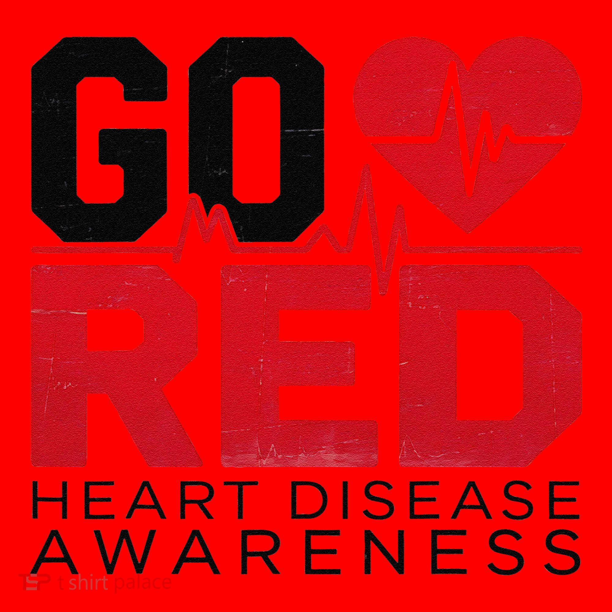 Go Red Chd Heart Disease Month Awareness Santa Hat