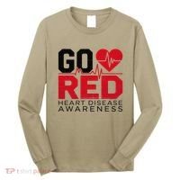 Go Red Chd Heart Disease Month Awareness Long Sleeve Shirt thumb 0