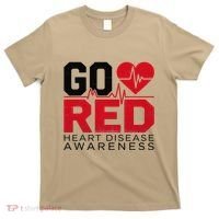 Go Red Chd Heart Disease Month Awareness T-Shirt thumb 0