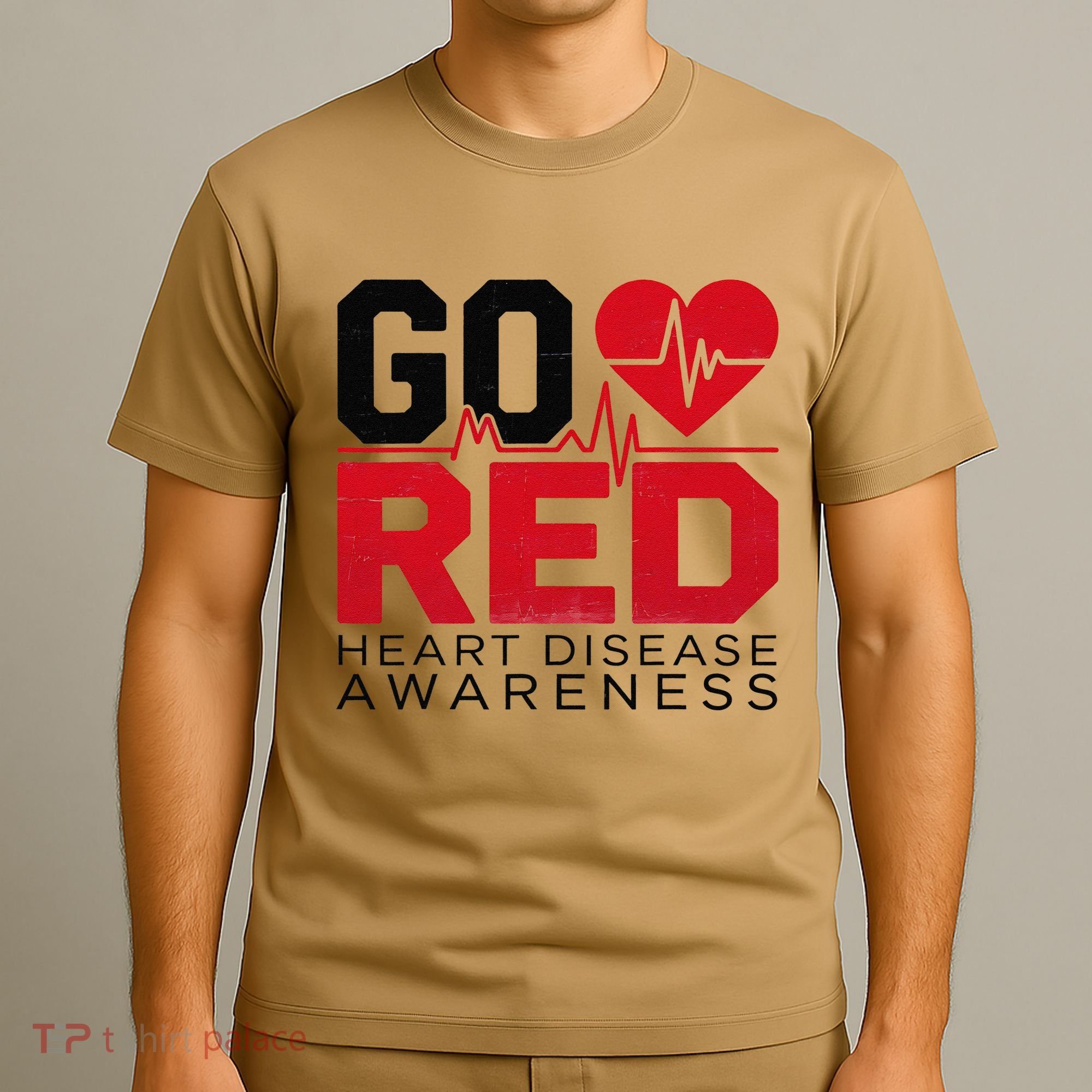 Go Red Chd Heart Disease Month Awareness T-Shirt