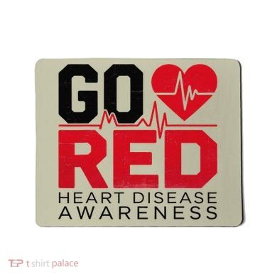 Go Red Chd Heart Disease Month Awareness Mousepad