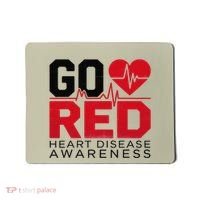 Go Red Chd Heart Disease Month Awareness Mousepad thumb 0