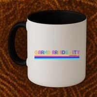 Grand Rapids City Michigan Retro Logo Coffee Mug thumb 2