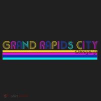 Grand Rapids City Michigan Retro Logo Tumbler thumb 3