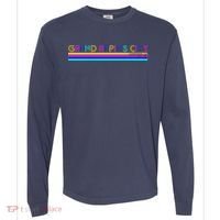 Grand Rapids City Michigan Retro Logo Comfort Colors Heavyweight Long Sleeve T-Shirt thumb 0