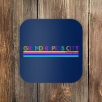 Grand Rapids City Michigan Retro Logo Coaster thumb 0