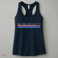 Grand Rapids City Michigan Retro Logo Women's Tank Top thumb 3