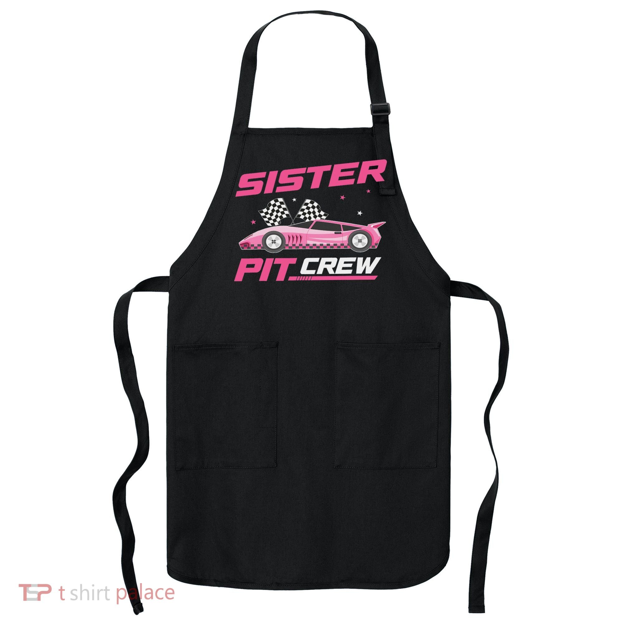 Girl Race Car Birthday Decorations Racing Sister Pit Crew Apron