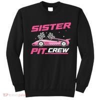 Girl Race Car Birthday Decorations Racing Sister Pit Crew Sweatshirt thumb 0