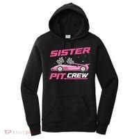 Girl Race Car Birthday Decorations Racing Sister Pit Crew Women's Hoodie thumb 0