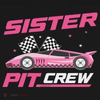 Girl Race Car Birthday Decorations Racing Sister Pit Crew Kids Hoodie thumb 5