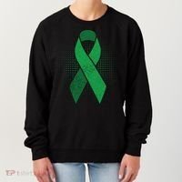 Green Ribbon Cool Gift Cerebral Palsy Awareness Funny Gift Women's Sweatshirt thumb 0