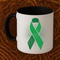 Green Ribbon Cool Gift Cerebral Palsy Awareness Funny Gift Coffee Mug thumb 2