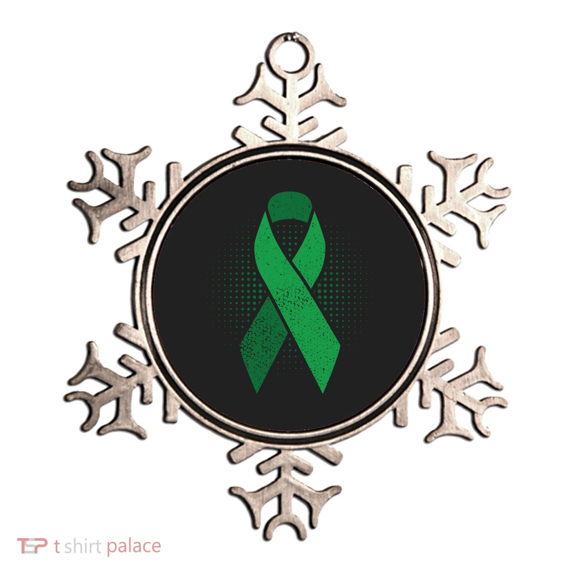 Green Ribbon Cool Gift Cerebral Palsy Awareness Funny Gift Ornament