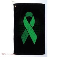 Green Ribbon Cool Gift Cerebral Palsy Awareness Funny Gift Golf Towel thumb 0