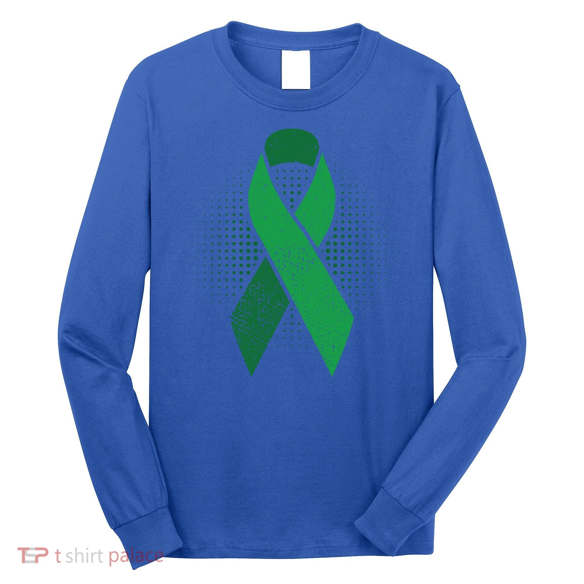 Green Ribbon Cool Gift Cerebral Palsy Awareness Funny Gift Long Sleeve Shirt