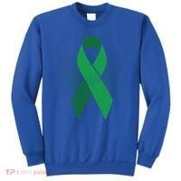 Green Ribbon Cool Gift Cerebral Palsy Awareness Funny Gift Sweatshirt thumb 0