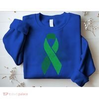 Green Ribbon Cool Gift Cerebral Palsy Awareness Funny Gift Sweatshirt thumb 2