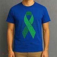 Green Ribbon Cool Gift Cerebral Palsy Awareness Funny Gift T-Shirt thumb 3