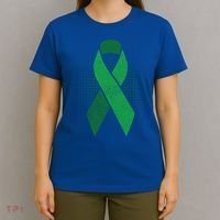Green Ribbon Cool Gift Cerebral Palsy Awareness Funny Gift T-Shirt thumb 4