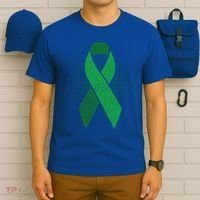 Green Ribbon Cool Gift Cerebral Palsy Awareness Funny Gift T-Shirt thumb 6