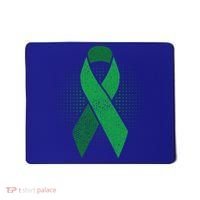Green Ribbon Cool Gift Cerebral Palsy Awareness Funny Gift Mousepad thumb 0
