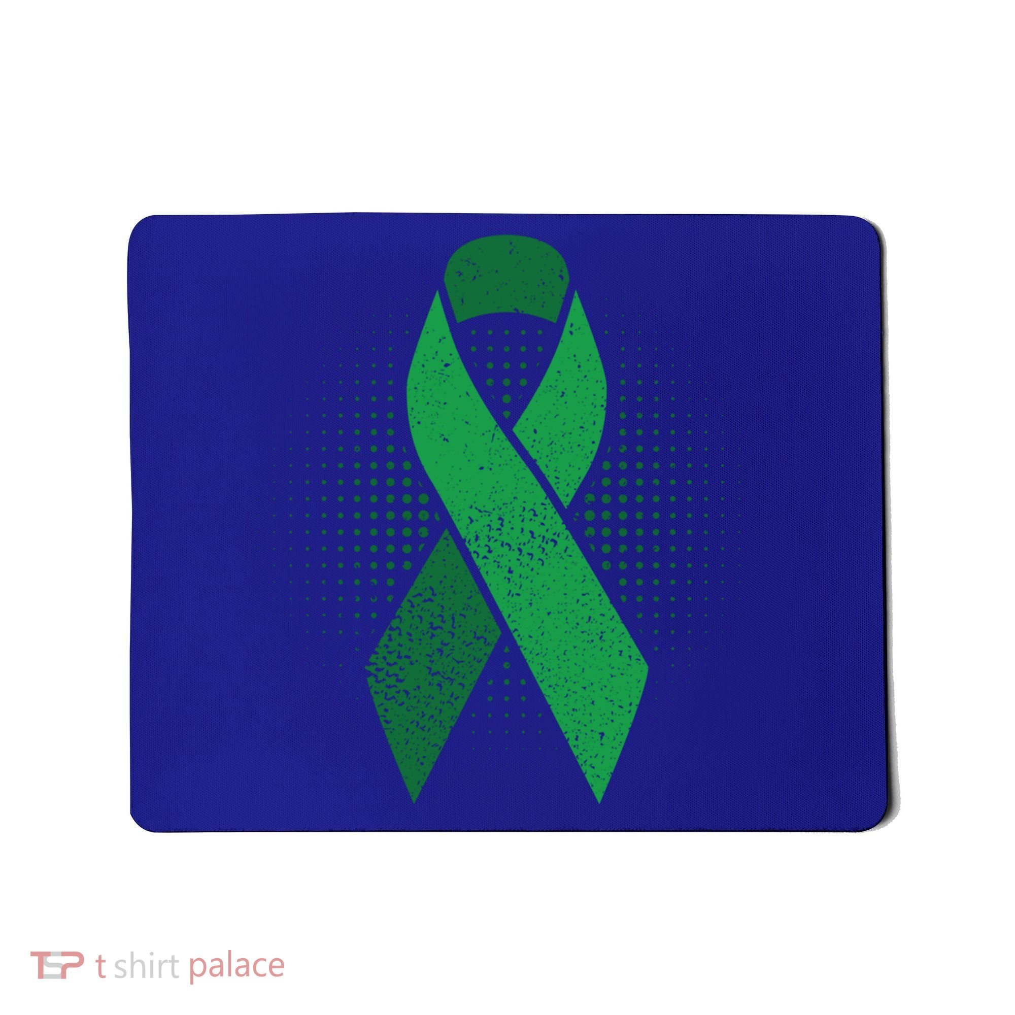 Green Ribbon Cool Gift Cerebral Palsy Awareness Funny Gift Mousepad