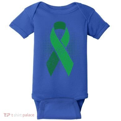 Green Ribbon Cool Gift Cerebral Palsy Awareness Funny Gift Baby Bodysuit
