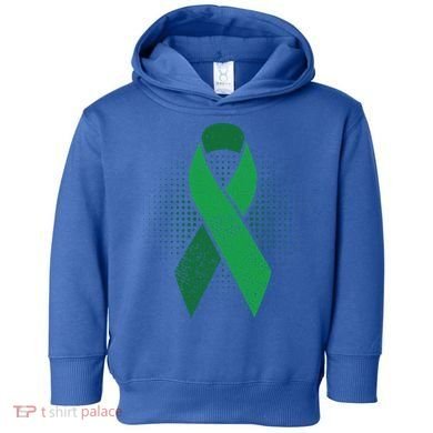 Green Ribbon Cool Gift Cerebral Palsy Awareness Funny Gift Toddler Hoodie
