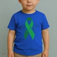 Green Ribbon Cool Gift Cerebral Palsy Awareness Funny Gift Toddler T-Shirt thumb 2