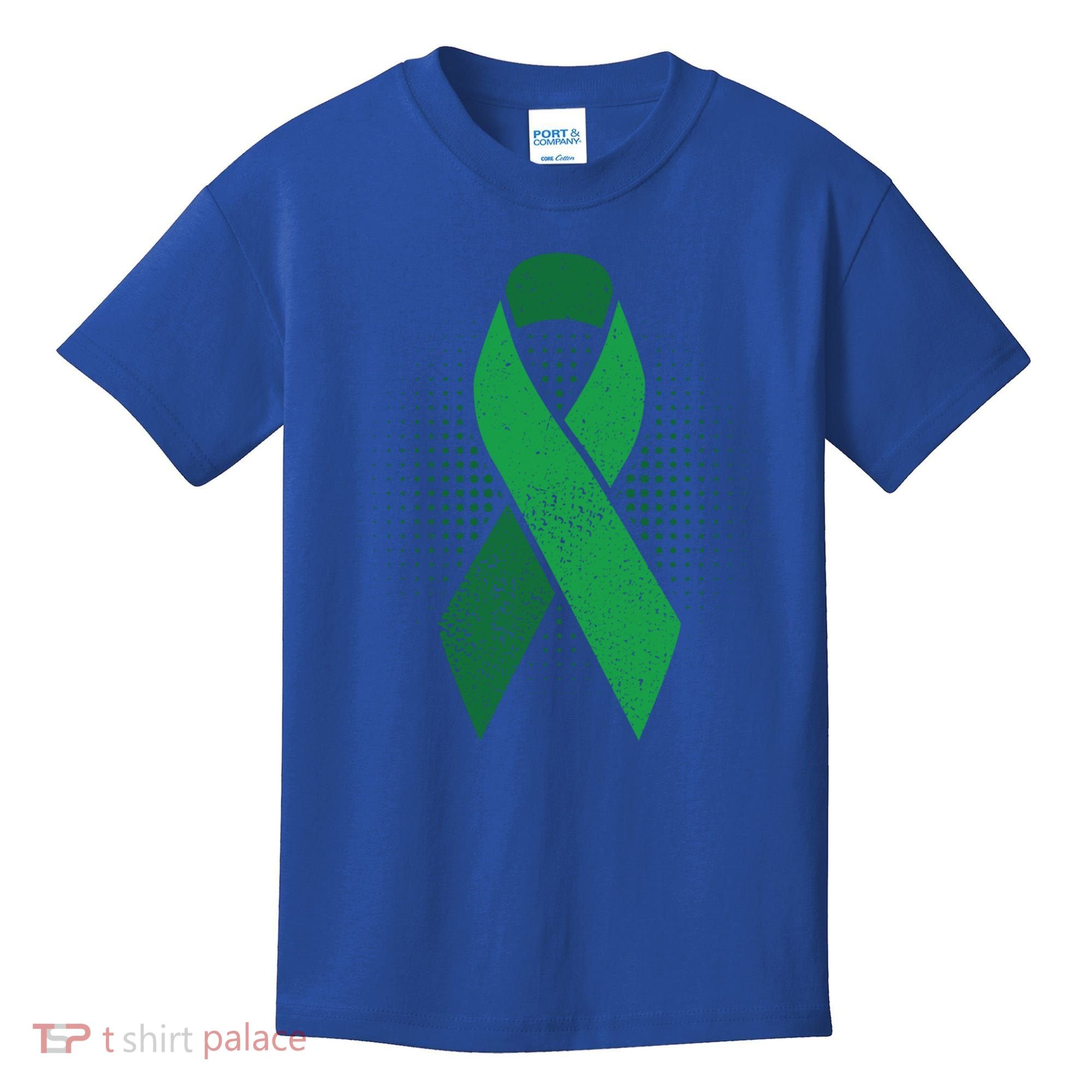 Green Ribbon Cool Gift Cerebral Palsy Awareness Funny Gift Kids T-Shirt