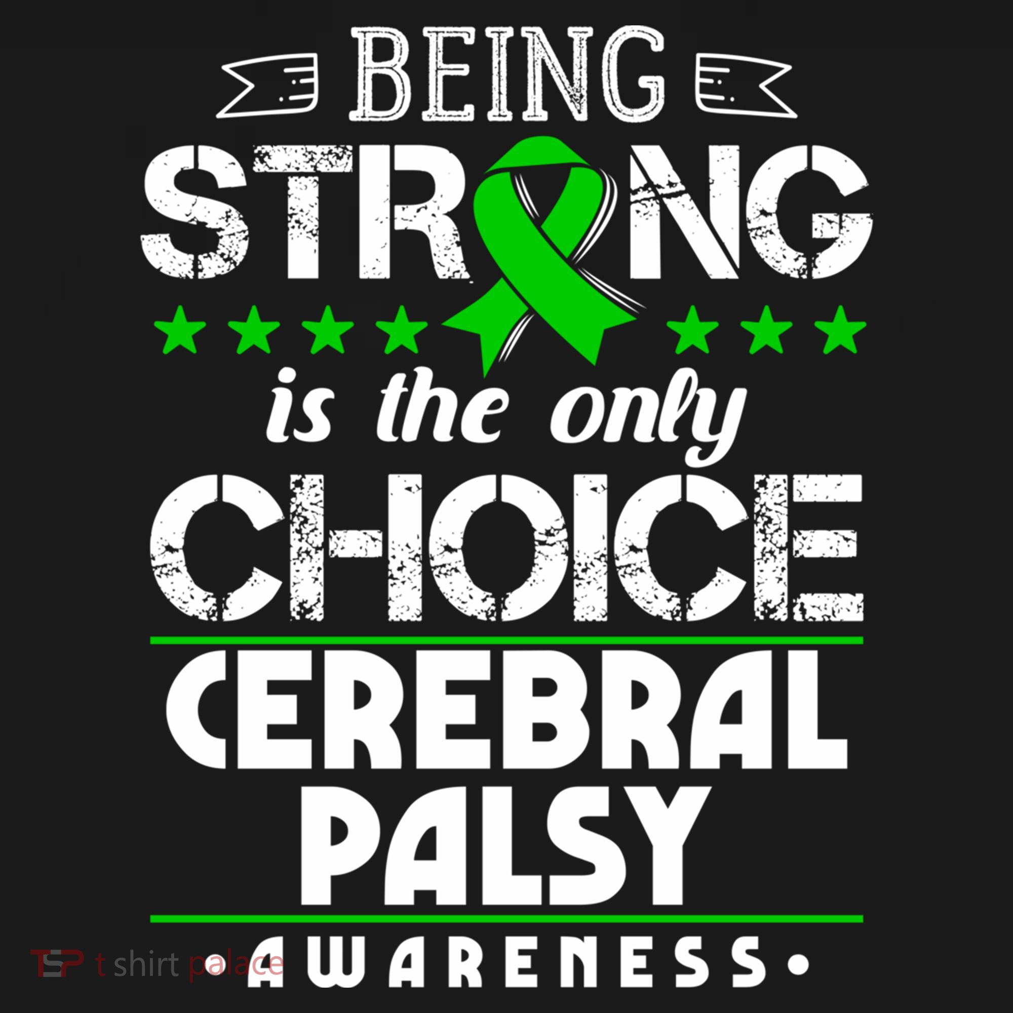 Green Ribbon Cool Gift Cerebral Palsy Awareness Cool Gift USA-Made Doggie Bandana