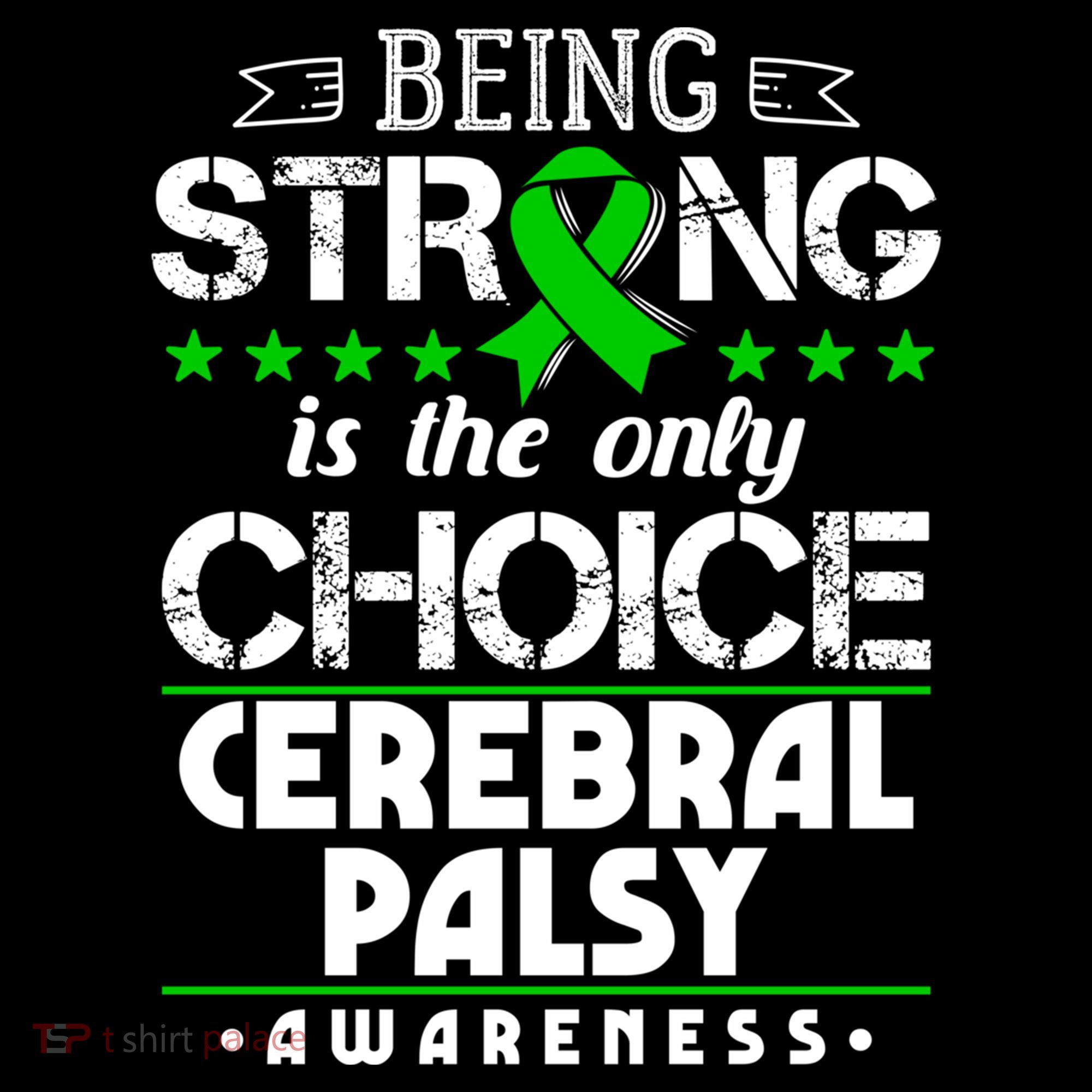 Green Ribbon Cool Gift Cerebral Palsy Awareness Cool Gift Women's Hoodie