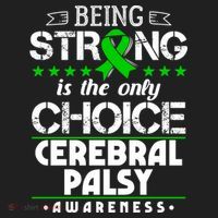 Green Ribbon Cool Gift Cerebral Palsy Awareness Cool Gift Golf Towel thumb 3