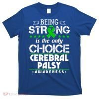 Green Ribbon Cool Gift Cerebral Palsy Awareness Cool Gift T-Shirt thumb 0