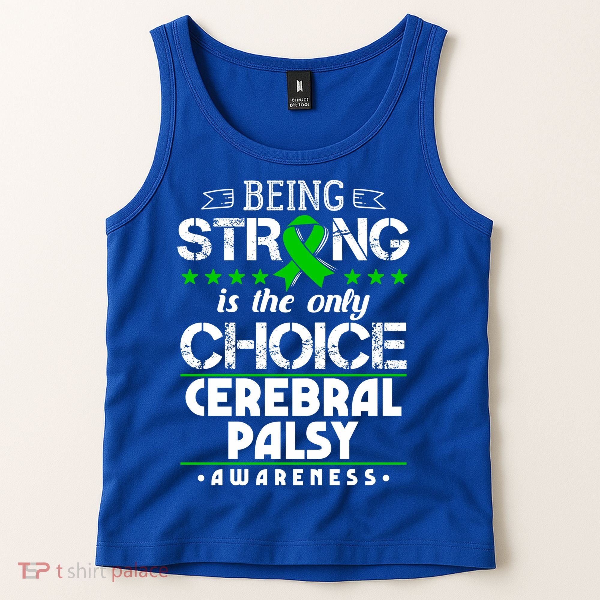 Green Ribbon Cool Gift Cerebral Palsy Awareness Cool Gift Tank Top