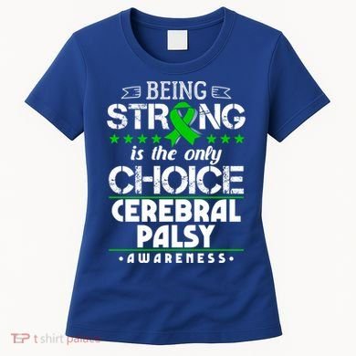 Green Ribbon Cool Gift Cerebral Palsy Awareness Cool Gift Women's T-Shirt