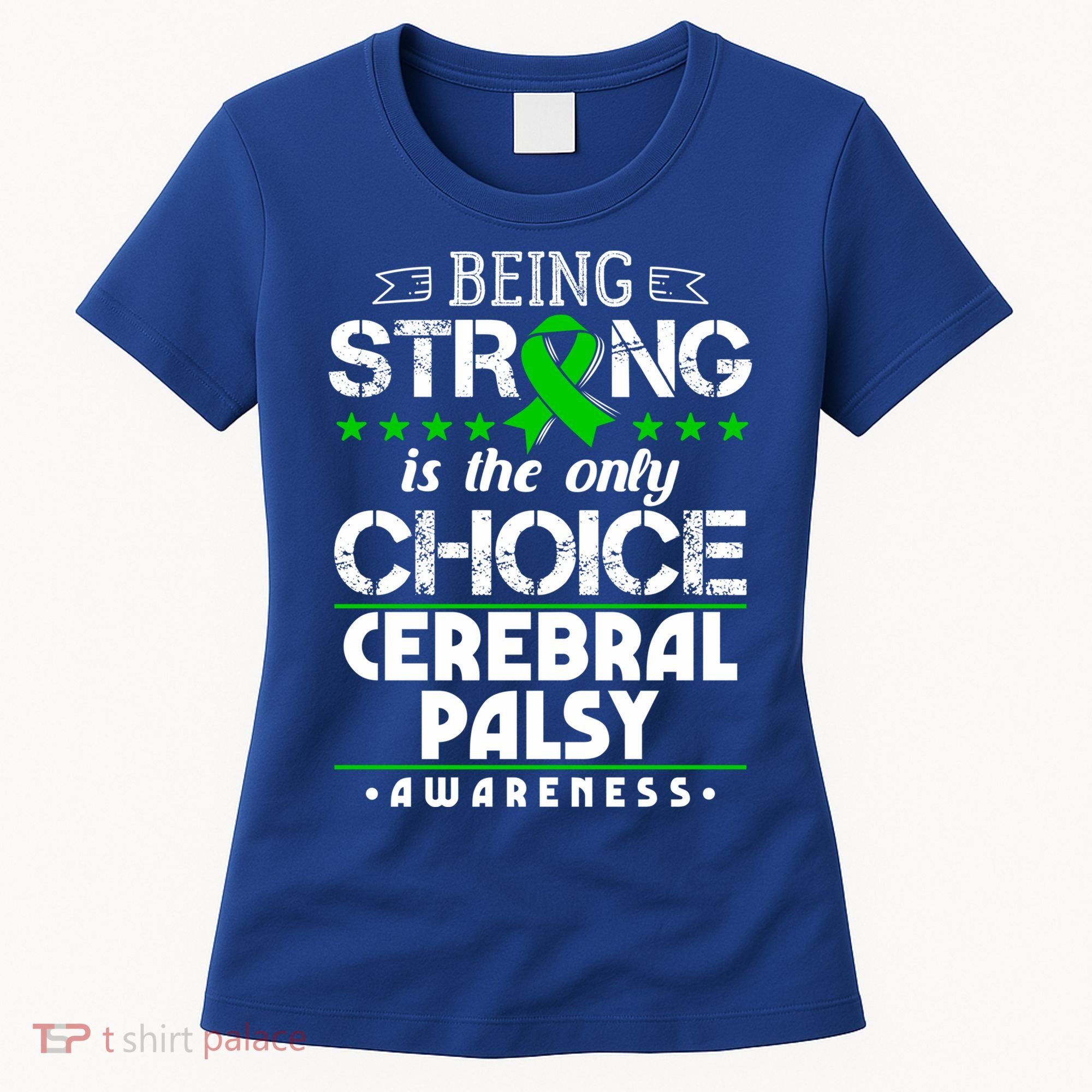 Green Ribbon Cool Gift Cerebral Palsy Awareness Cool Gift Women's T-Shirt