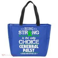 Green Ribbon Cool Gift Cerebral Palsy Awareness Cool Gift Tote Bag thumb 0