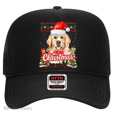 Golden Retriever Christmas Jumper Costume Idea Gift Hat