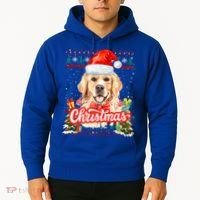 Golden Retriever Christmas Jumper Costume Idea Gift Hoodie thumb 2