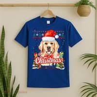 Golden Retriever Christmas Jumper Costume Idea Gift T-Shirt thumb 2