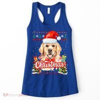 Golden Retriever Christmas Jumper Costume Idea Gift Women's Tank Top thumb 0
