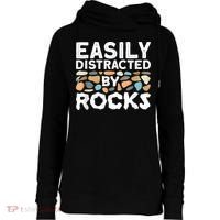 Geology , Rock Collector , Geologist Stone Womens Funnel Neck Pullover Hood thumb 0