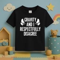 Gravity Rock Climbing Bouldering Climber Climb Mountain Funny Gift Toddler T-Shirt thumb 3