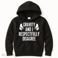 Gravity Rock Climbing Bouldering Climber Climb Mountain Funny Gift Kids Hoodie thumb 0